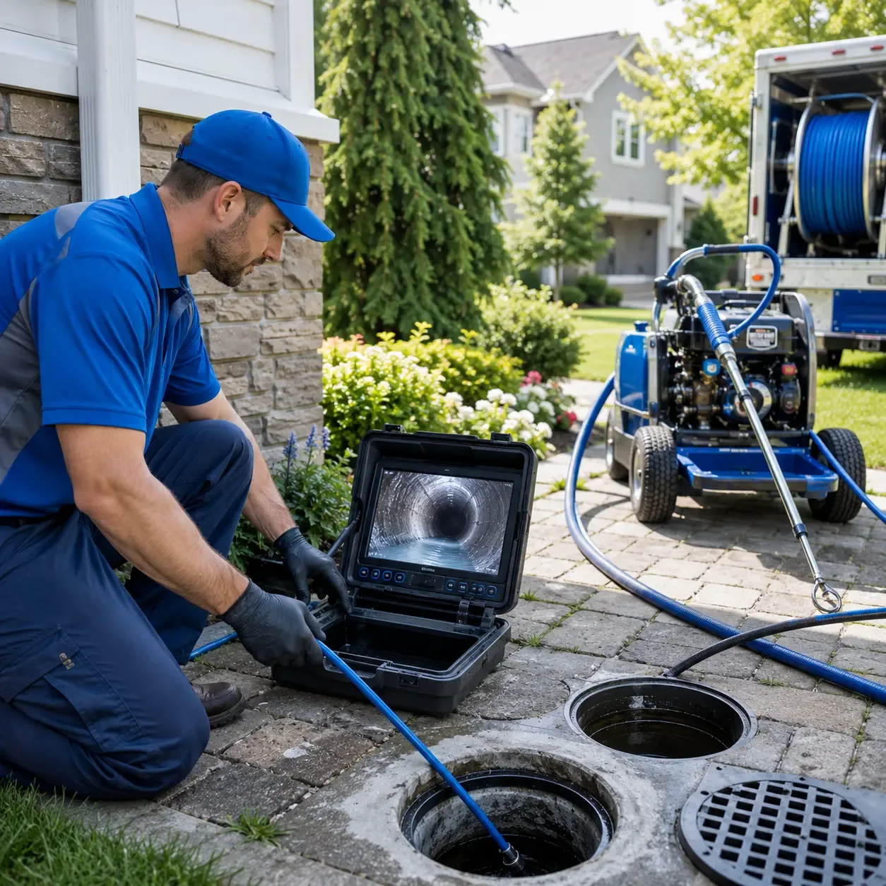 Outdoor drain cleaning professionals serving Lone Grove, OK